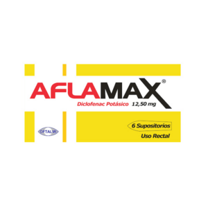 AFLAMAX 12,5 MG X 6 SUPOSITORIOS (DICLOFENAC POTASICO)(OFTALMI)