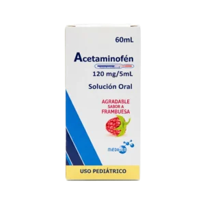 ACETAMINOFEN 120MG/5ML SUSP X 60ML (MEDIGEN)(JARABE)