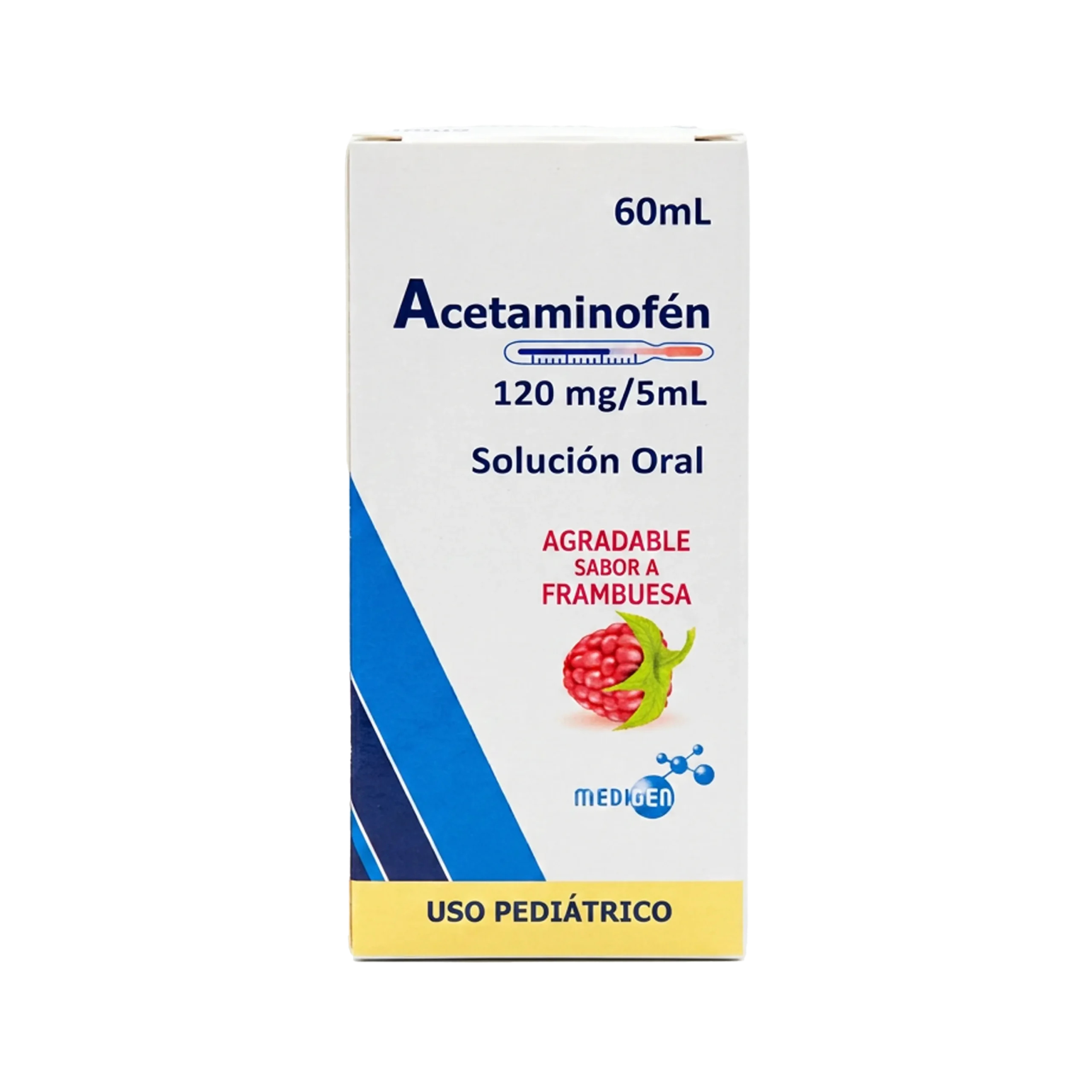 ACETAMINOFEN 120MG/5ML SUSP X 60ML (MEDIGEN)(JARABE)