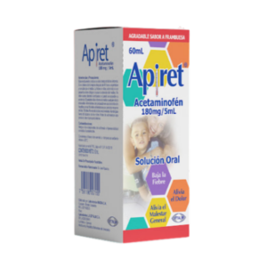 APIRET 180MG/5ML JBE X 60 ML (ACETAMINOFEN)(OFTALMI)