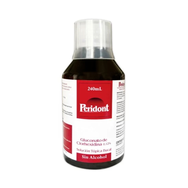 PERIDONT 0. 12 % X 240 ML (CLORHEXIDINA)(SOLUCION BUCAL)(OFTALMI)