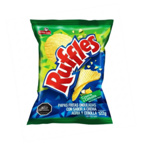RUFFLES CREMA Y CEBOLLA 122G (FRITO LAY)(MISCELANEOS)
