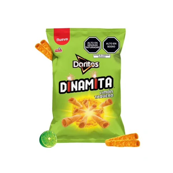 DORITOS DINAMITA LIMON TAQUERO 40G (FRITO LAY)