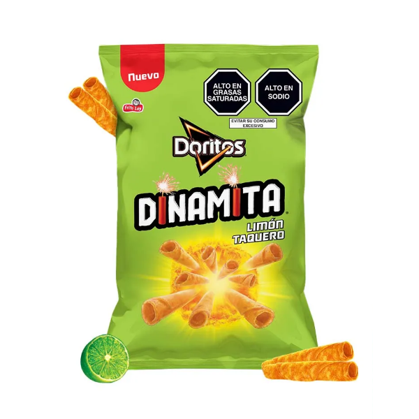 DORITOS DINAMITA LIMON TAQUERO 150G (FRITO LAY)