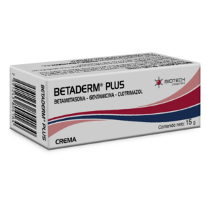 BETADERM PLUS 15GR (BETAMETASONA/GENTAMICINA/CLOTRIMAZOL)(BIOTECH)(CREMAS)