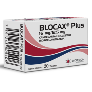 BLOCAX PLUS 16MG/12,5MG X 30 TAB (CANDESARTAN+HCT)(BIOTECH)(TABLETAS)