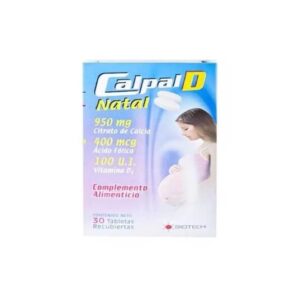 CALPAL D NATAL X 30 TAB (CIT DE CALCIO/AC FOLICO/VIT D3)(BIOTECH)