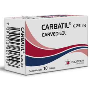 CARBATIL 6.25 MG X 10 TAB (CARVEDILOL) (BIOTECH)