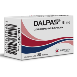 DALPAS 5MG X 30 TAB (BUSPIRONA)(TABLETAS)(BIOTECH)