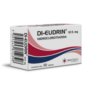 DI EUDRIN 12,5MG X 30 TAB (HIDROCLOROTIAZIDA)(BIOTECH)(TABLETAS)
