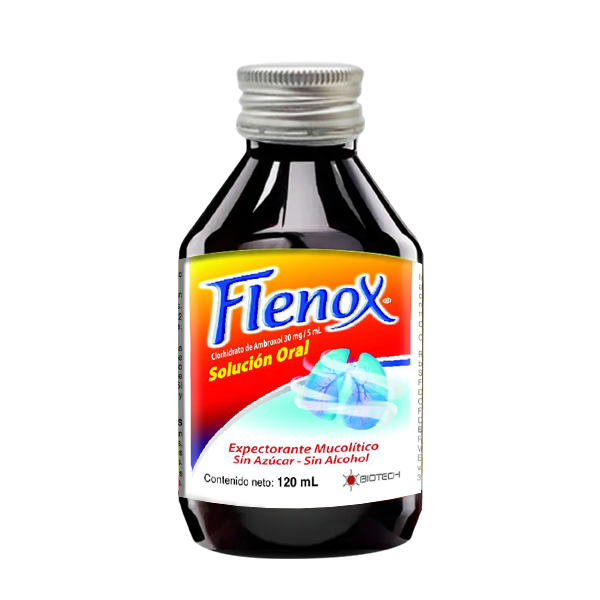 # FLENOX 30MG/5ML JBE ADUL 120ML (BIOTECH) (AMBROXOL)