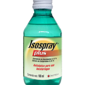 ISOSPRAY PLUS 0,15%/0,25% X 180ML BIOTECH