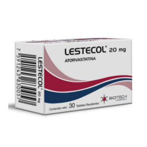 LESTECOL 20MG X 30 TAB (ATORVASTATINA) (BIOTECH)
