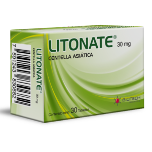 LITONATE 30 MG X 30 TAB (CENTELLA ASIATICA) (BIOTECH)