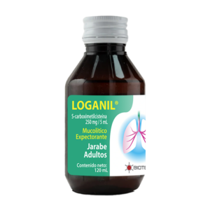 LOGANIL 250MG/5ML JBE ADULTO X 120ML (CARBOCISTEINA) (BIOTECH) (JARABES)