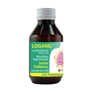 LOGANIL 100MG/5ML X 120ML JAB PED (S-CARBOXIMETILCISTEINA) (BIOTECH) (JARABES)