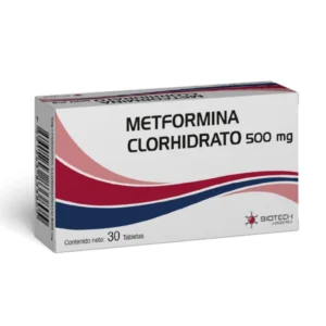 METFORMINA CLORHIDRATO 500 MG X 30 TAB (BIOTECH)