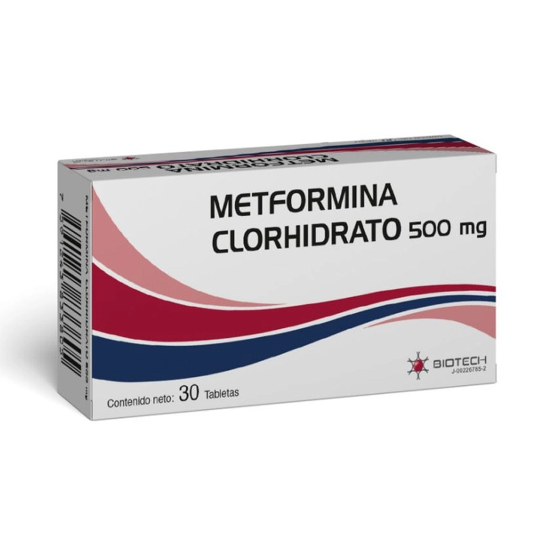 METFORMINA CLORHIDRATO 500 MG X 30 TAB (BIOTECH)
