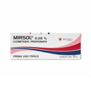 MIRSOL 0.05% CREMA 15G (CLOBETASOL) (BIOTECH)