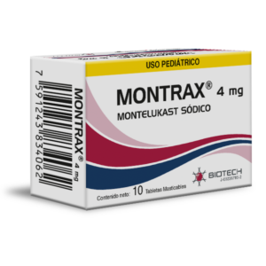 MONTRAX 4 MG X 10 TAB  PED (MONTELUKAST) (BIOTECH)