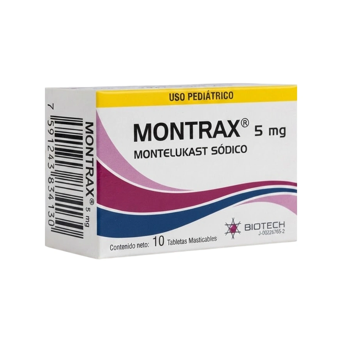 MONTRAX 5 MG X 10 TAB PED (MONTELUKAST) (BIOTECH)