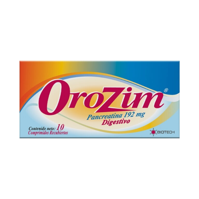 OROZIM 192MG X 10COMP (PANCREATINA) BIOTECH