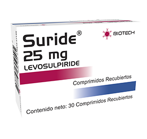 SURIDE 25MG X 30 COMP (LEVOSULPIRIDE) (TABLETAS)(BIOTECH)
