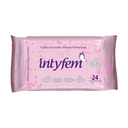 TOALLAS HUMEDAS INTYFEM X 24 UNID