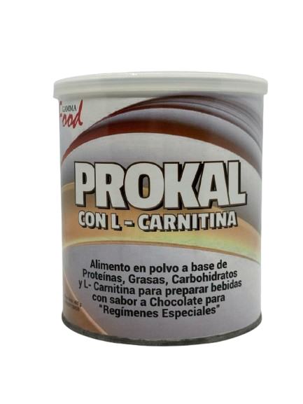 PROKAL CON L-CARNITINA 400GR SABOR CHOCOLATE (GAMMA FOOD)
