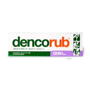 DENCORUB GEL 40G (SALICILATO DE METILO/ MENTOL) (CREMAS)  (PONCE & BENZO)