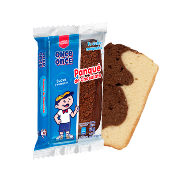 PANQUE SABOR A CHOCOLATE 65G (ONCE ONCE)