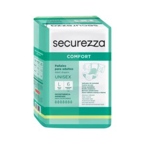 PAÑAL ADULTO SECUREZZA COMFORT TALLA L X 6 UND (PHARSANA)