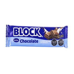 BLOCK CHOCOLATE NEGRO 28G  (KRON)