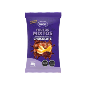 FRUTOS MIXTOS CON CUBIERTA SABOR A CHOCOLATE (KRON)