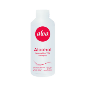 ALCOHOL ISOPROPILICO ALVA 70% X 240ML (MMQ)
