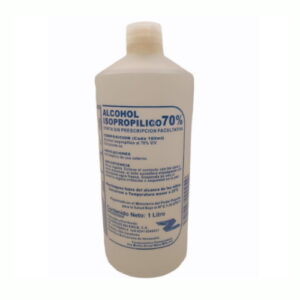 ALCOHOL 70% ISOPROPILICO 1 LT (ALVA)(MMQ)