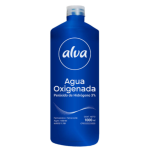 AGUA OXIGENADA X 1000 ML (ALVA)(MMQ)