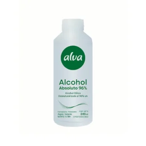 ALCOHOL ABSOLUTO 96 % X 240 ML (ALVA)