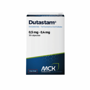 DUTASTAM X 30 CAP (DUTASTERIDE/TAMSULOSINA 0.5MG/0.4MG) (MCK) (TABLETAS)