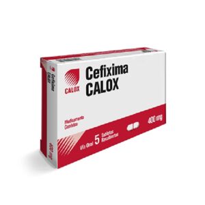 CEFIXIMA 400MG X 5 TAB (CALOX)(TABLETAS)
