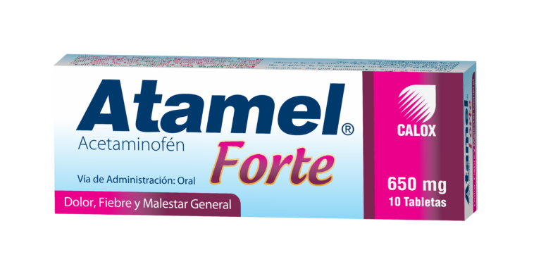 ATAMEL FORTE 650 MG X 10 TAB (ACETAMINOFEN)(CALOX)