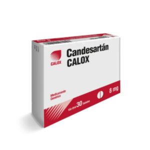 CANDESARTAN 8 MG X 30 TAB (CALOX)