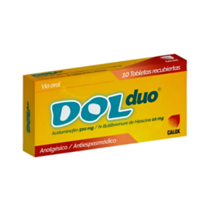 DOL DUO 500MG-10MG X 10 TAB (ACETAMINOFEN-HIOSCINA) (CALOX) (TABLETAS)