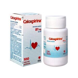 CALOXPIRINA 81MG X 100 TAB (ACIDO ACETILSALICILICO)(CALOX)(TABLETAS)