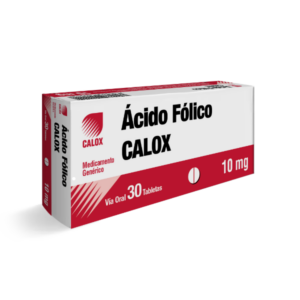 ACIDO FOLICO 10MG X 30 TAB (CALOX) (TABLETAS)