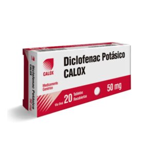 DICLOFENAC POTASICO 50MG X 20 TAB (CALOX)(TABLETAS)