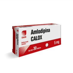 AMLODIPINA 5MG X 30 TAB (CALOX)(TABLETAS)
