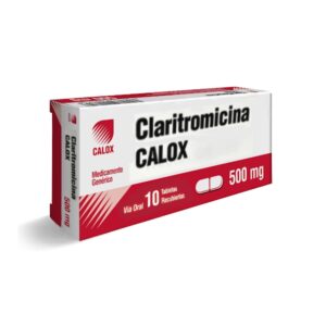 CLARITROMICINA 500MG X 10 TAB (CALOX)(TABLETAS)
