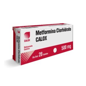 METFORMINA 500MG X 28 TAB (CALOX) (TABLETAS)