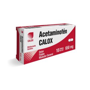 ACETAMINOFEN 650 MG X 10 TAB (CALOX)